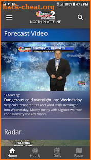 KNOP News 2 Weather screenshot