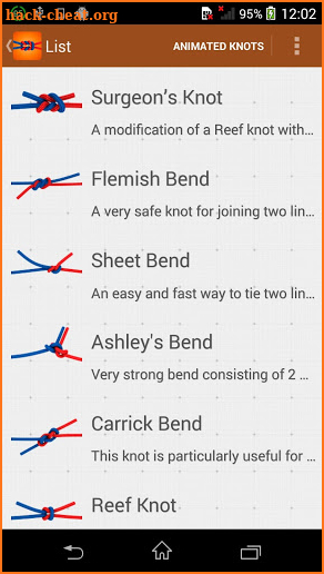 Knots — How to Tie screenshot