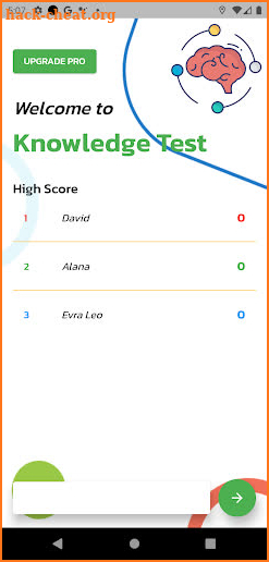 Knowledge Test screenshot