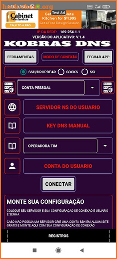 KOBRAS DNS VPN screenshot