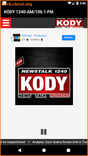 KODY 1240-AM/106.1-FM screenshot