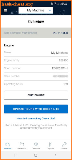 KOHLER Engines CheckApp screenshot