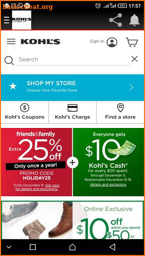 Kohl's Global screenshot