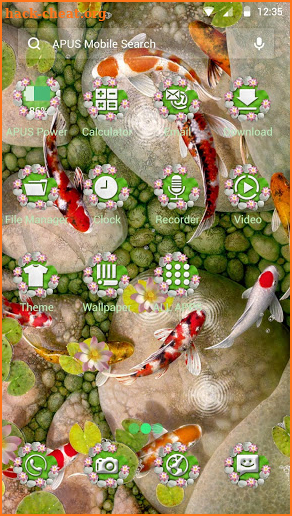 Koi Fish--APUS Launcher Free Theme&HD Wallpapers screenshot