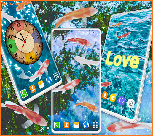 Koi Fish HD Live Wallpaper screenshot