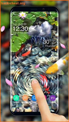 Koi Fish Live Wallpaper screenshot