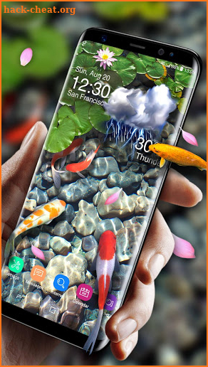 Koi Fish Live Wallpaper screenshot