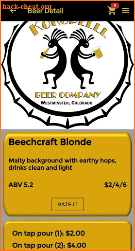 Kokopelli Beer Company screenshot