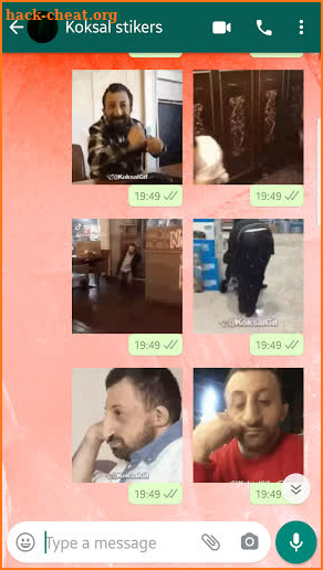 koksal baba Animated stiker for WhatsApp screenshot