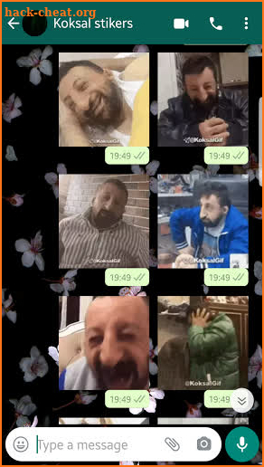 koksal baba Animated stiker for WhatsApp screenshot