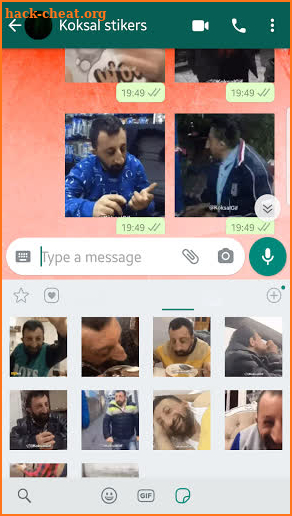 koksal baba Animated stiker for WhatsApp screenshot