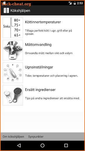 Kökshjälpen screenshot