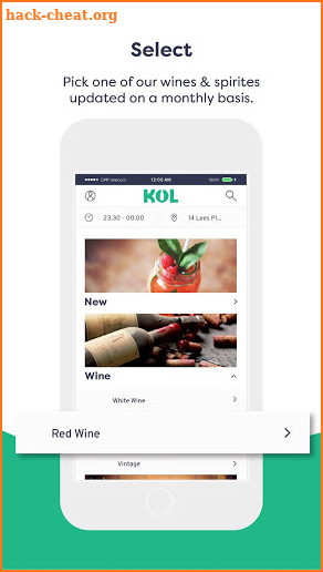 KOL - Alcohol delivery screenshot