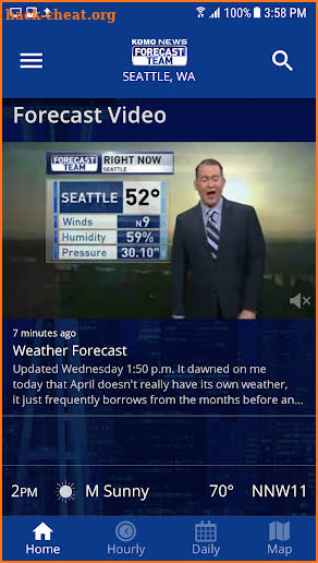 KOMO WX screenshot