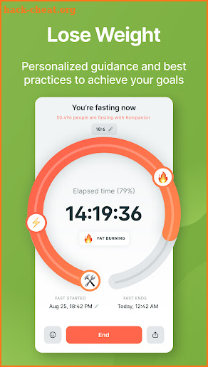 Kompanion: Fasting Tracker App screenshot