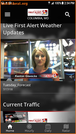 KOMU 8 Weather App screenshot