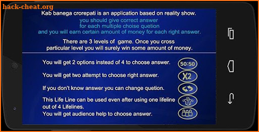 Kon Banega Crorepati Game In Hindi screenshot