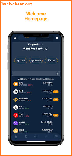 KOOP Wallet screenshot