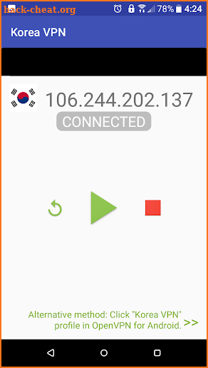 Korea VPN screenshot