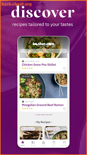 Kosher.com screenshot