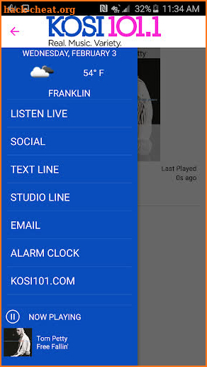 KOSI 101.1 screenshot