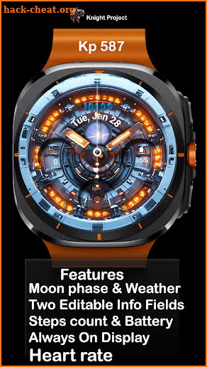 kp587 Watch Face screenshot