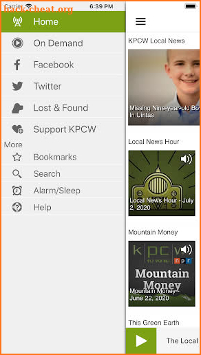 KPCW Public Radio App screenshot