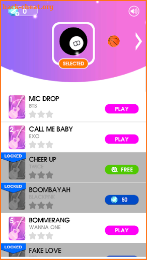 KPOP Dancing Line: Magic Dance Line Tiles Game screenshot