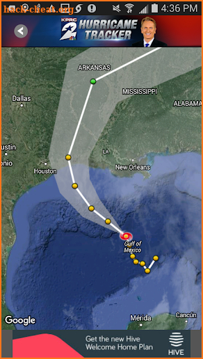 KPRC Hurricane Tracker screenshot