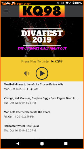 KQ98 Country screenshot