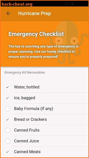 Kraken Prep: Hurricane Disaster Survival Checklist screenshot