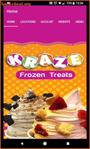 Kraze Frozen Treats screenshot