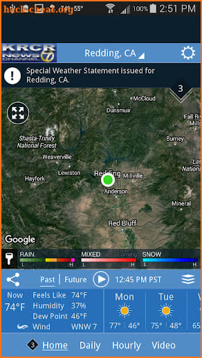 KRCR WX screenshot