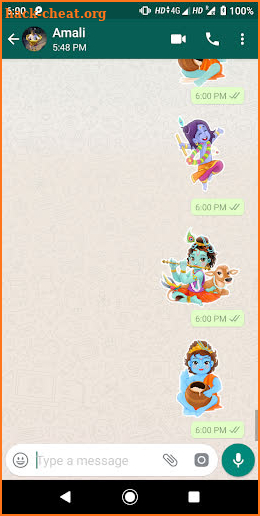 Krishna Stickers for WhatsApp screenshot