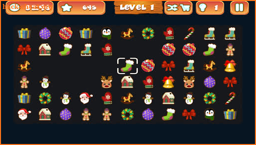 KrisMas Mahjong. Kris MAS connect pairs screenshot