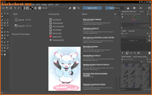 Krita screenshot