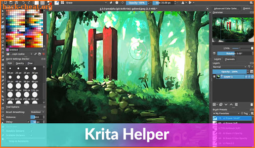 Krita Drawing App Helper screenshot