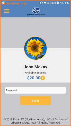 Kroger REWARDS Prepaid screenshot
