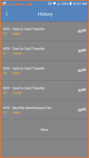 Kroger REWARDS Prepaid screenshot