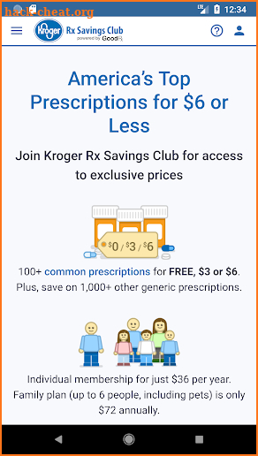 KrogerRxSC screenshot