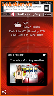 KRON4 Wx - San Francisco screenshot