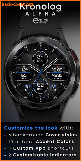 Kronolog Alpha - watch face screenshot