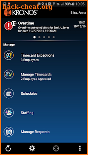 Kronos Mobile screenshot