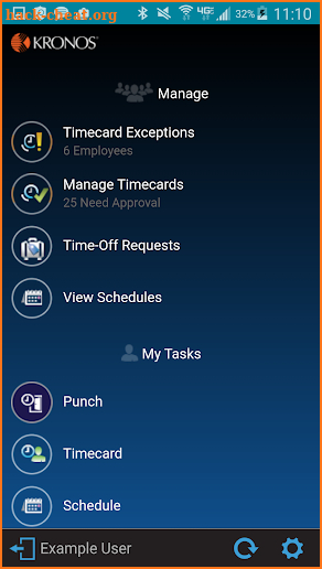 Kronos Mobile for iSeries screenshot