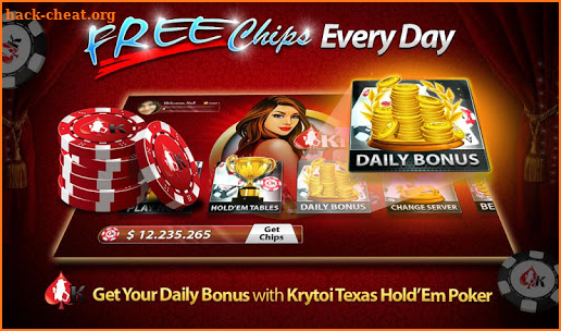 Krytoi Texas Holdem Poker. screenshot