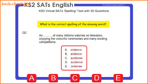 KS2 SATs English screenshot