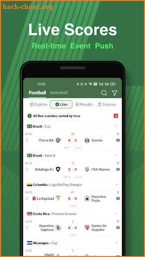 KScore - Live Scores screenshot