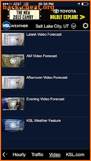 KSL Weather screenshot