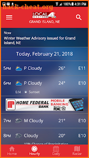 KSNB Local4 Weather screenshot