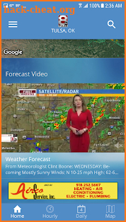 KTUL Weather screenshot